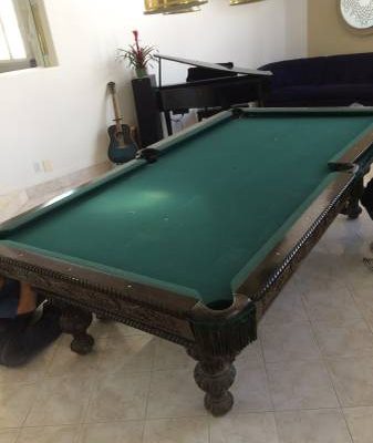 9x5 9 Pieces Slate Pool Table