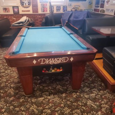 Diamond pool table